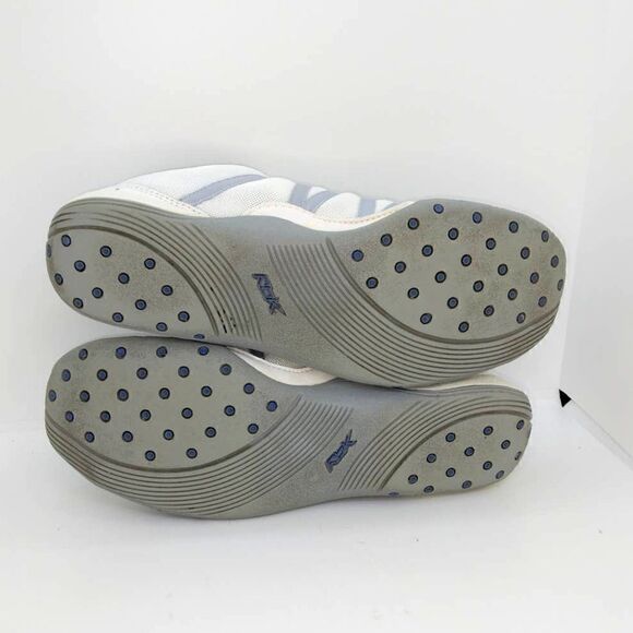 Reebok Lightweight Women's Pre-owned White/Gray/Blue Running Sneakers- sz. 7 1/2 - Picture 5 of 6
